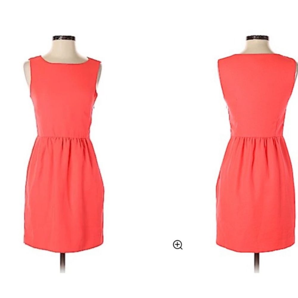 J. Crew Factory Coral Sheath Dress (Size 14)